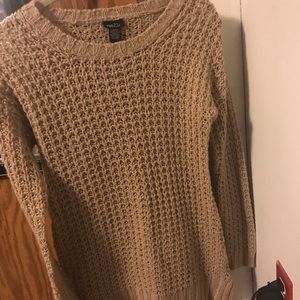 Rue 21 Light Brown Sweater Size Large